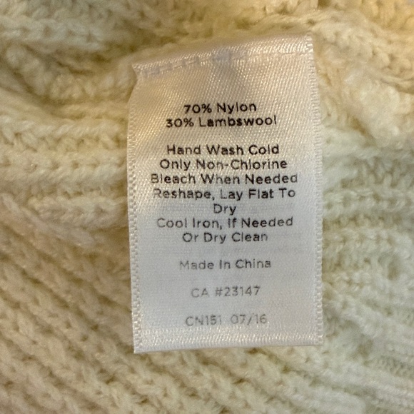 Talbots Petite Cream White Sweater - Picture 5 of 5